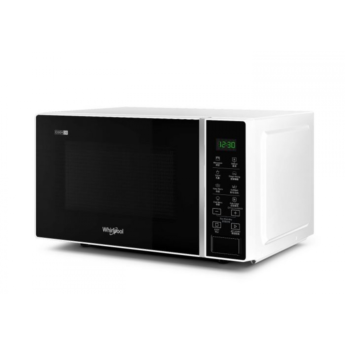 WHIRLPOOL 惠而浦 MS2005W 20公升 電子輕觸式微波爐 - 800W大火力，多功能自動烹調