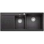 Blanco 525779 NAYA 8S 廚房右雙盆昇盤 (瀝青色 Anthracite)