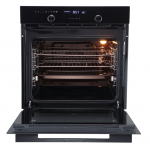 Baumatic BMO620BL 70公升黑魂系列易潔搪瓷嵌入式電焗爐：9種程序，A級能效，可拆卸三層門
