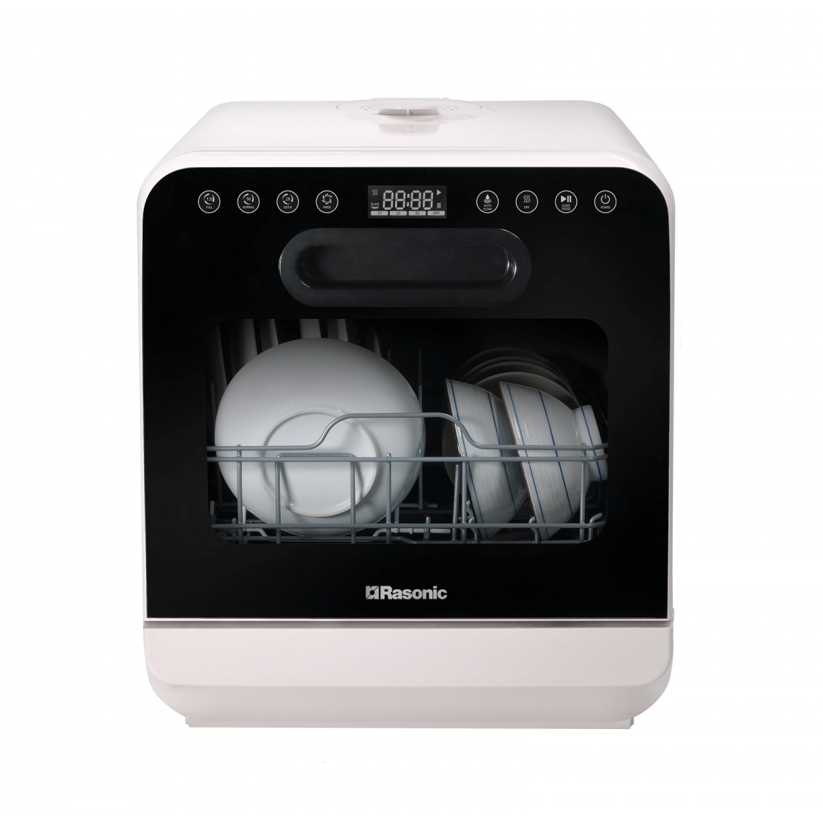 RASONIC 樂信 RDW-J6W 座枱式洗碗碟機 | 2合1注水、5-6人家庭適用、70°C高溫清洗