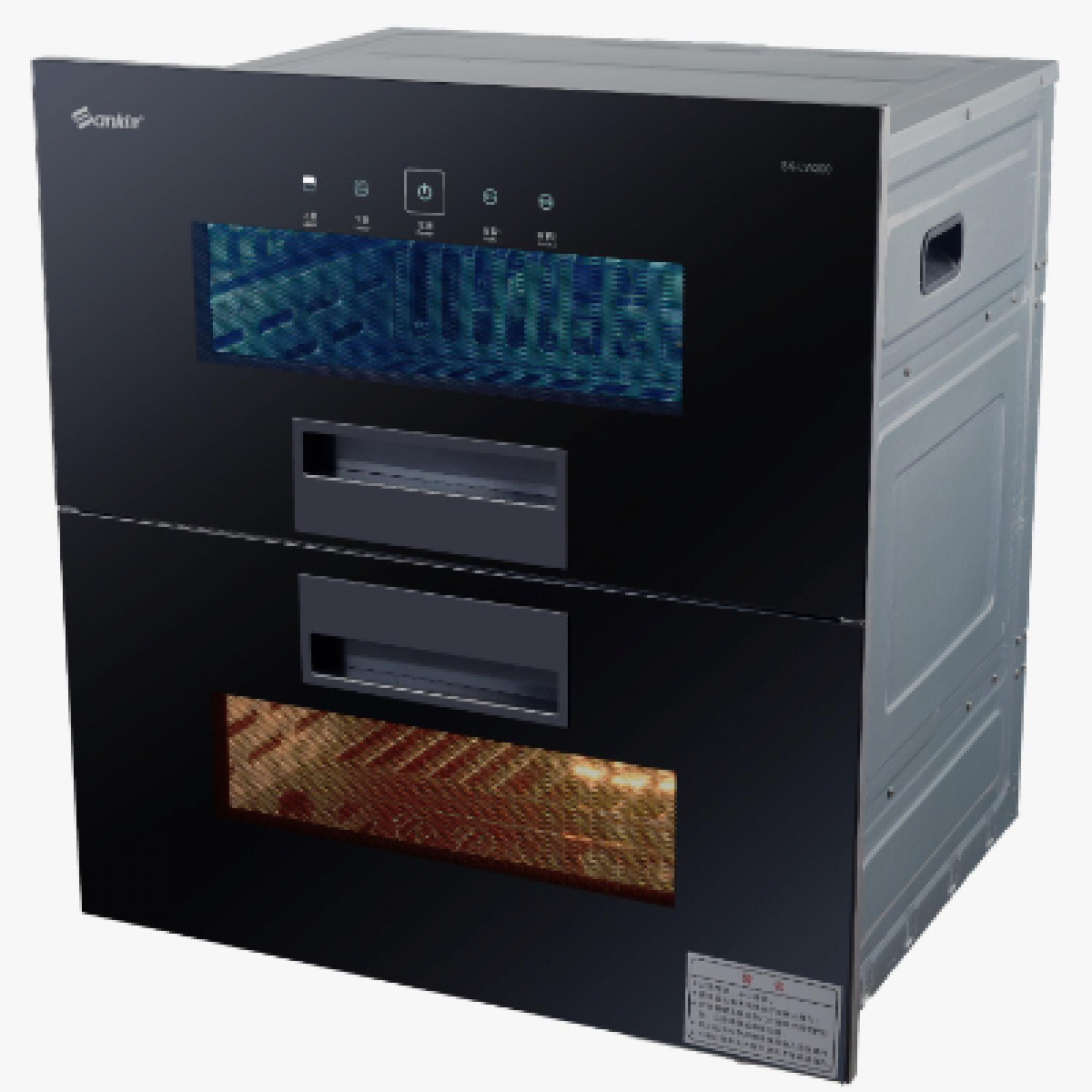 SANKI 山崎 SK-LW200 60厘米嵌入式殺菌消毒碗櫃｜臭氧UV高溫三重消毒｜110公升大容量