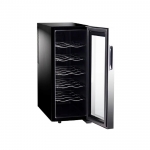 VIVANT V12M 單溫區紅酒櫃：無震靜音，電子製冷，12瓶容量