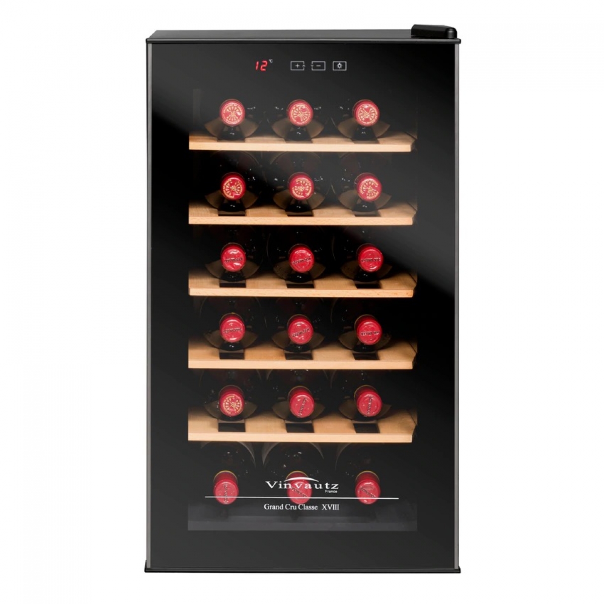 VINVAUTZ 名望 VZ18BHK 單溫區紅酒櫃 - 18瓶容量、熱電冷卻技術