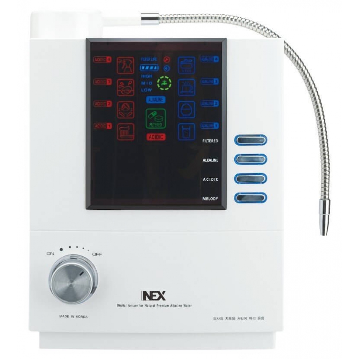 NEX X-BLUE 座檯式電解水機 9種酸鹼值多功能濾水系統
