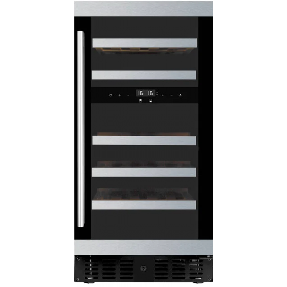 AAVTA AWC34D 雙溫區紅酒櫃：28瓶容量，75公升嵌入式設計