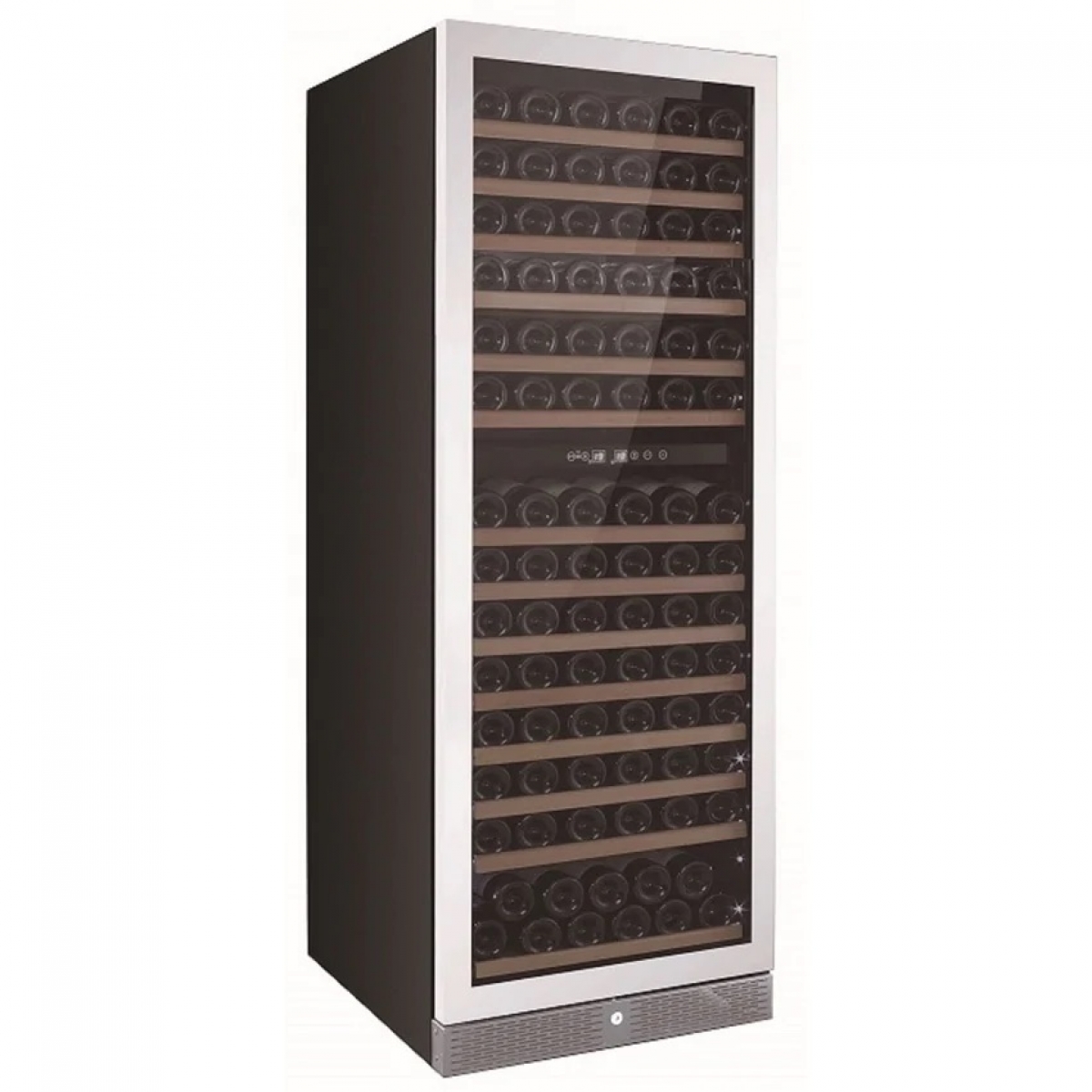Vivant CV150MDC：雙溫區紅酒櫃，154瓶容量，壓縮機恆溫，嵌入式設計
