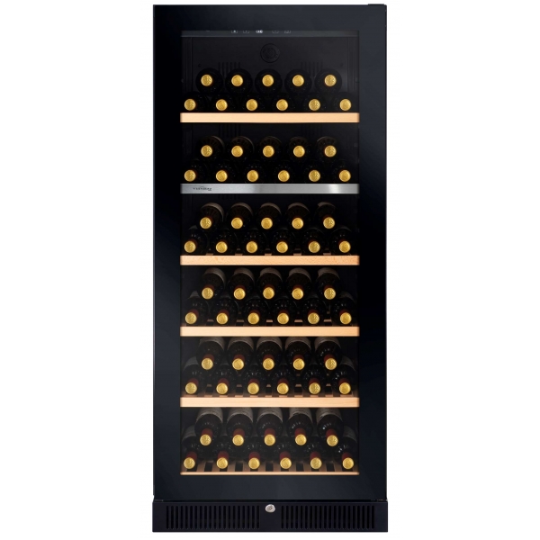 名望 VINVAUTZ VZ111SSFG 單溫區紅酒櫃｜111瓶容量｜5-18°C恆溫｜防紫外線玻璃門