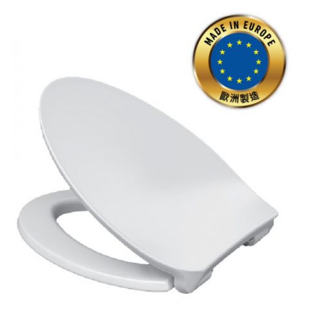 HARO 534447 Crest Elongated 油壓式廁板 (加長形)