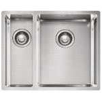 Franke BXX260-4002E Box 不銹鋼 檯面/檯底 雙昇盆
