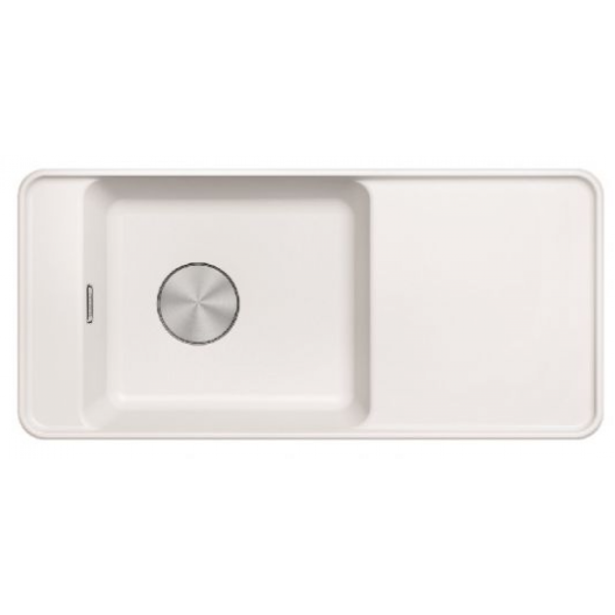 Franke SYG611 Style 花崗岩檯面單昇盆 (雪花白)