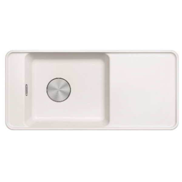 Franke SYG611 Style 花崗岩檯面單昇盆 (雪花白)