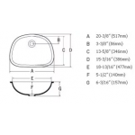 Staron A3201 一體式洗面盤