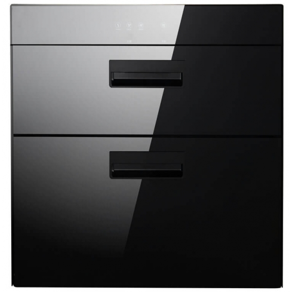 Baumatic BST92BL 90公升 黑魂系列 嵌入式消毒碗櫃 - 雙區消毒，臭氧+UV+高溫