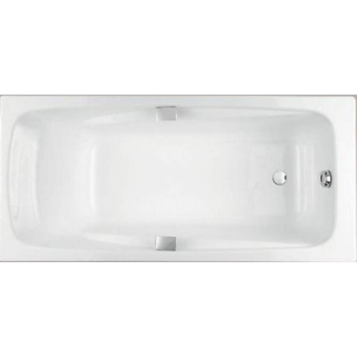 Kohler K-18200H-GR-0 1.6米鑄鐵浴缸 (帶扶手)