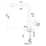 Franke PT935C 意大利製造可拉出式昇盆龍頭