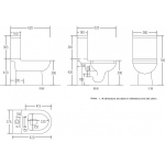 Walrus WR120691.1 特短自由咀分體座廁