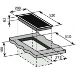 Baumatic BHI305.1 30厘米嵌入式雙頭電磁爐：9段火力，電子計時器，安全鎖