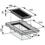 Baumatic BHI305.2 BK 30厘米 嵌入式雙頭電磁爐 (附13A三腳插頭)