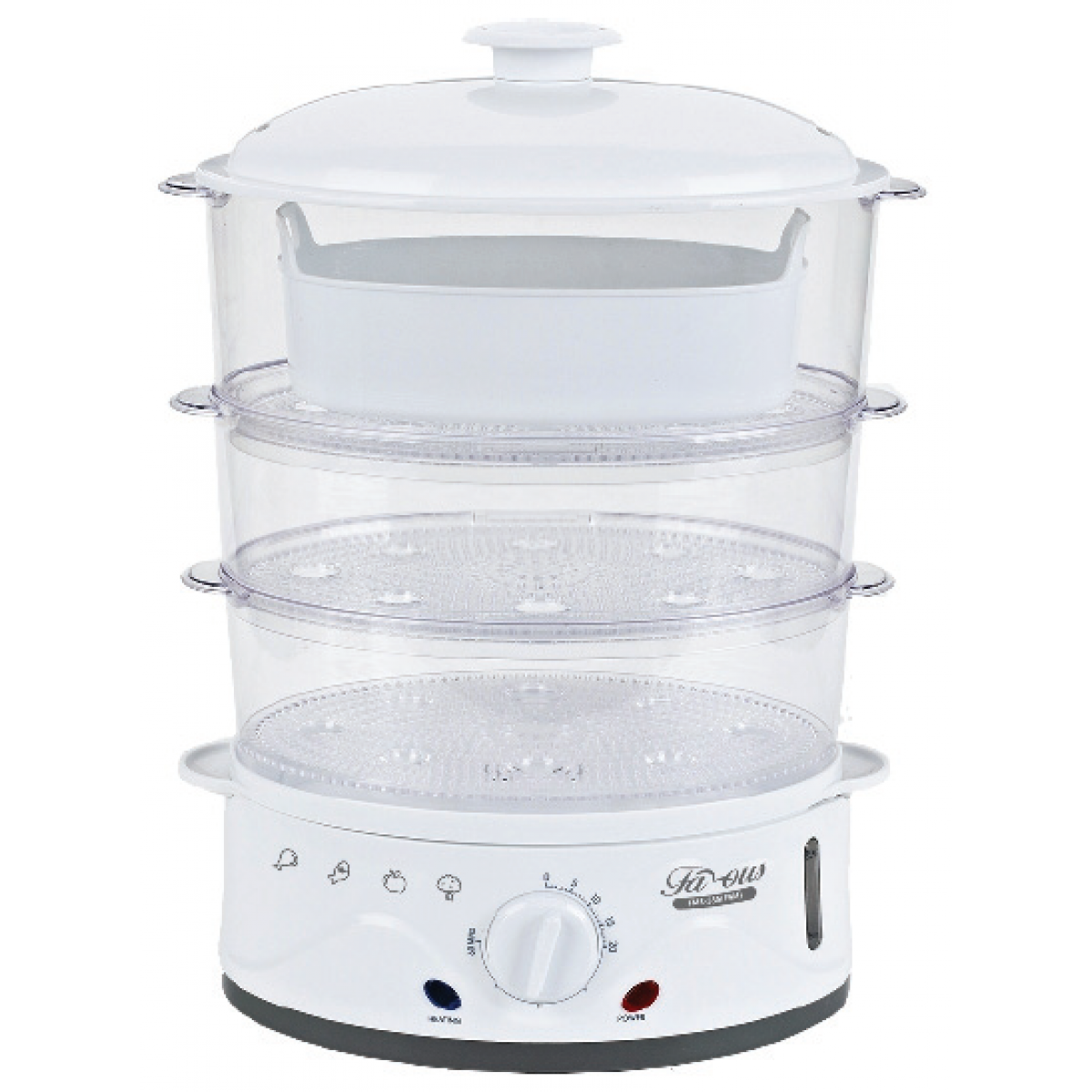 Famous 法國名家 FMS-385 8.5公升 三層電蒸籠 - 30秒快速加熱、防乾燒保護