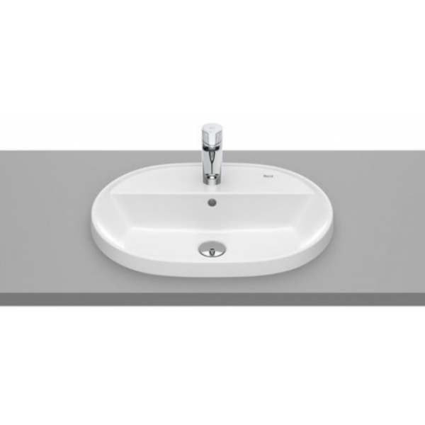 Roca A3270Y6000 The Gap 半嵌入式面盆 - 歐洲製造，橢圓形設計