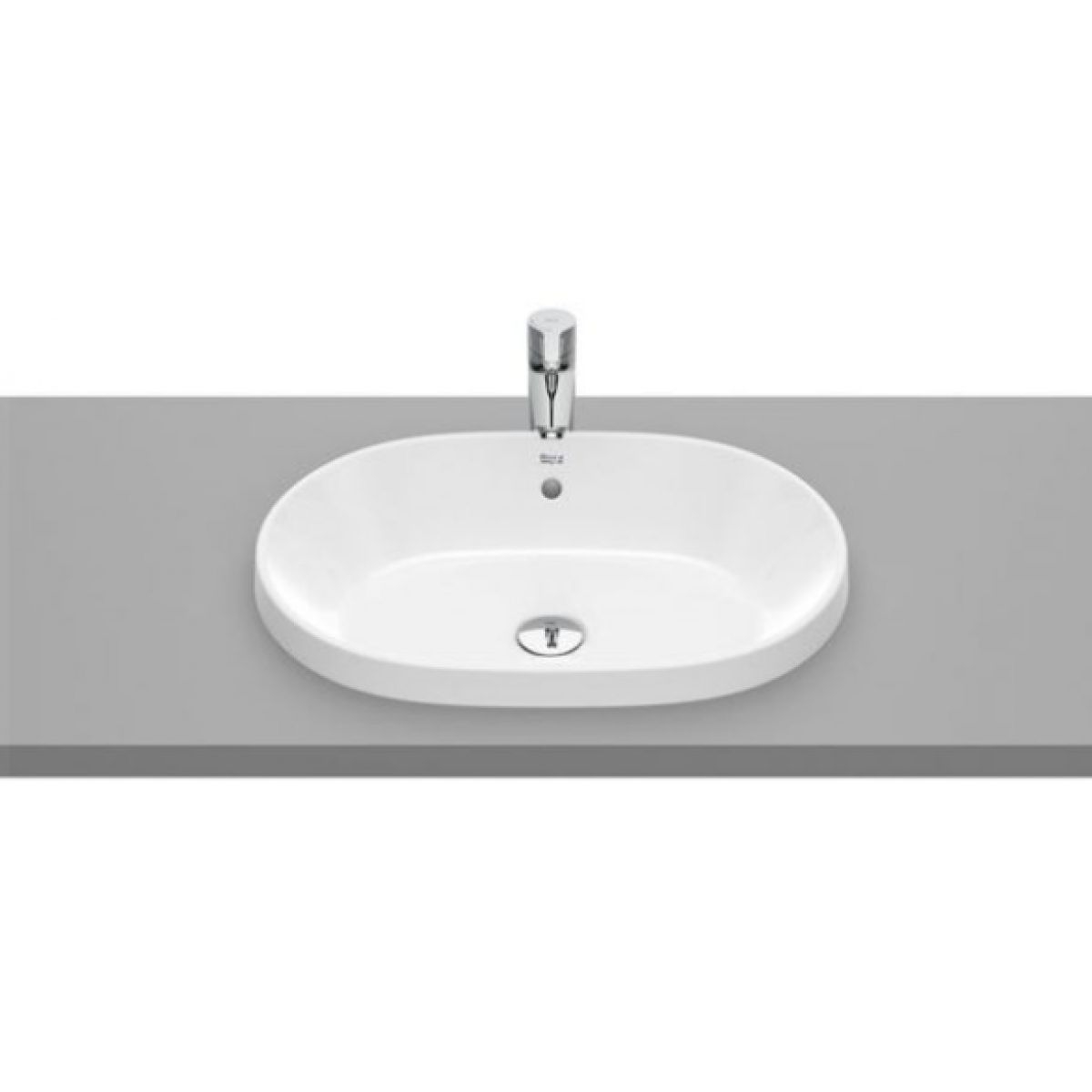 Roca A3270Y5000 The Gap 半嵌入式面盆 - 550x390mm，橢圓形，歐洲製造