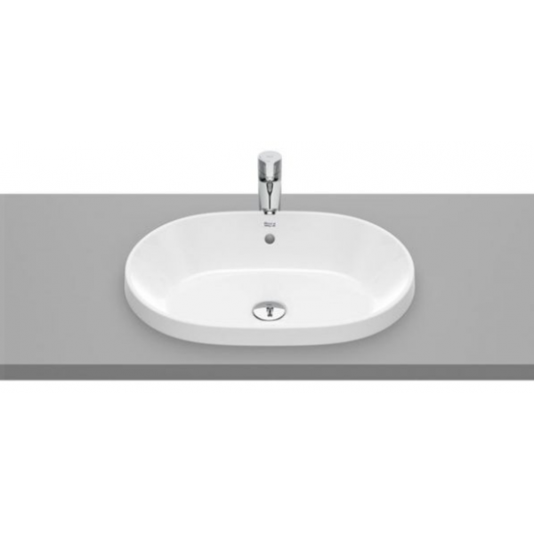 Roca A3270Y5000 The Gap 半嵌入式面盆 - 550x390mm，橢圓形，歐洲製造