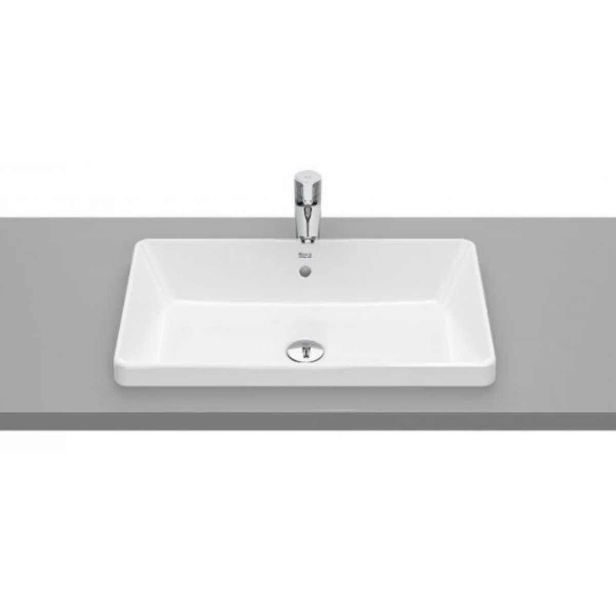 Roca A3270Y8000 The Gap 檯面盆 - 歐洲製造，長方形設計