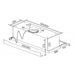 PHILCO 飛歌 GH1109SNL 90CM 拖拉式抽油煙機：雙摩打、強勁排風量
