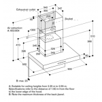 Gaggenau AW240191 90厘米 不銹鋼 智能煙囪式抽油煙機