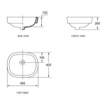 American Standard TF-0950 ACTIVE VESSEL 抗菌洗手盆