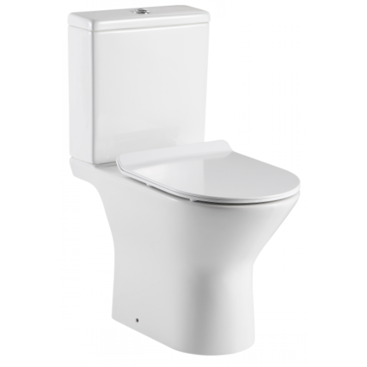 Richford R690 Rimless無框相連式座廁 (連緩衝降板)