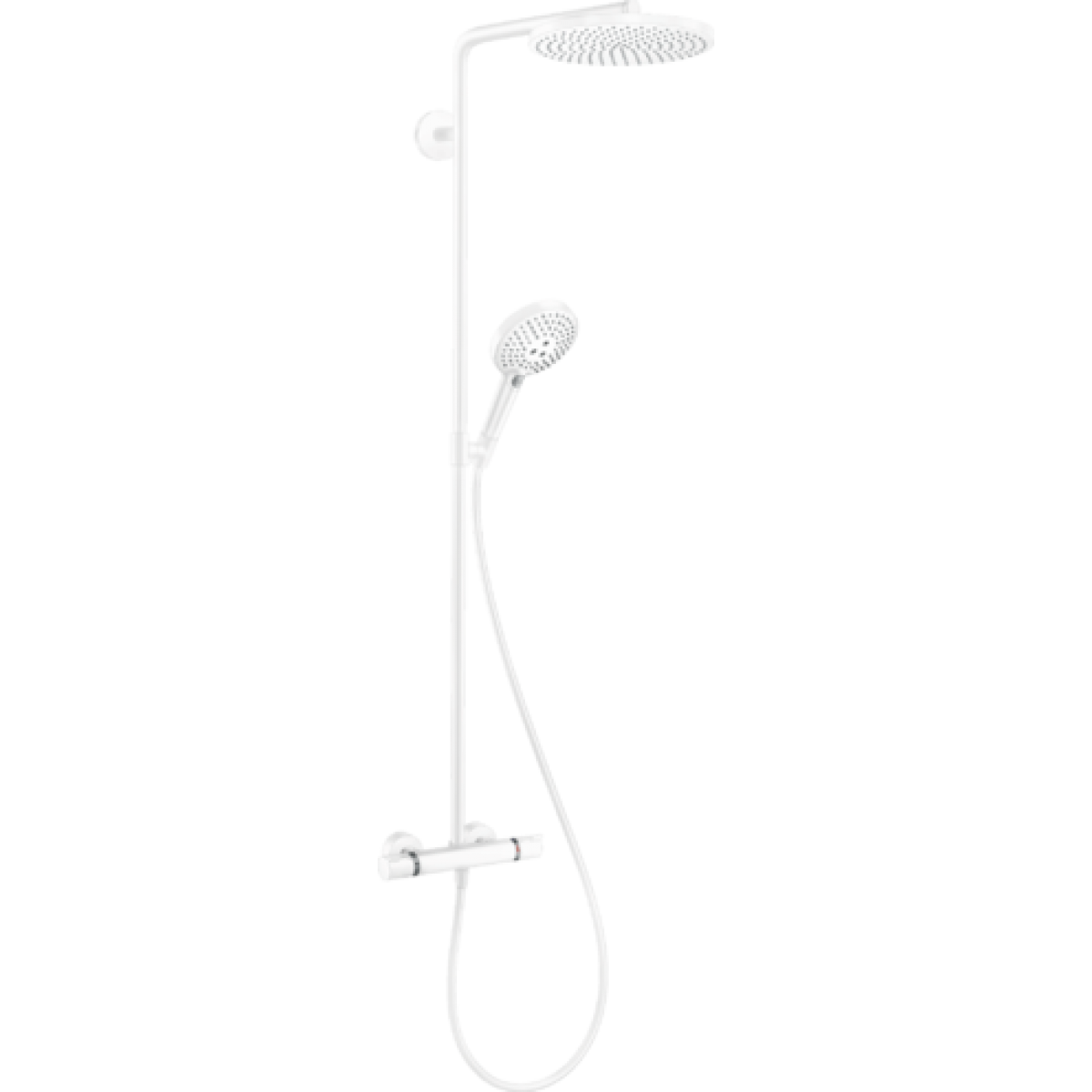 Hansgrohe Raindance Select S 240 恆溫淋浴花灑套裝 - PowderRain噴霧，多模式手持花灑