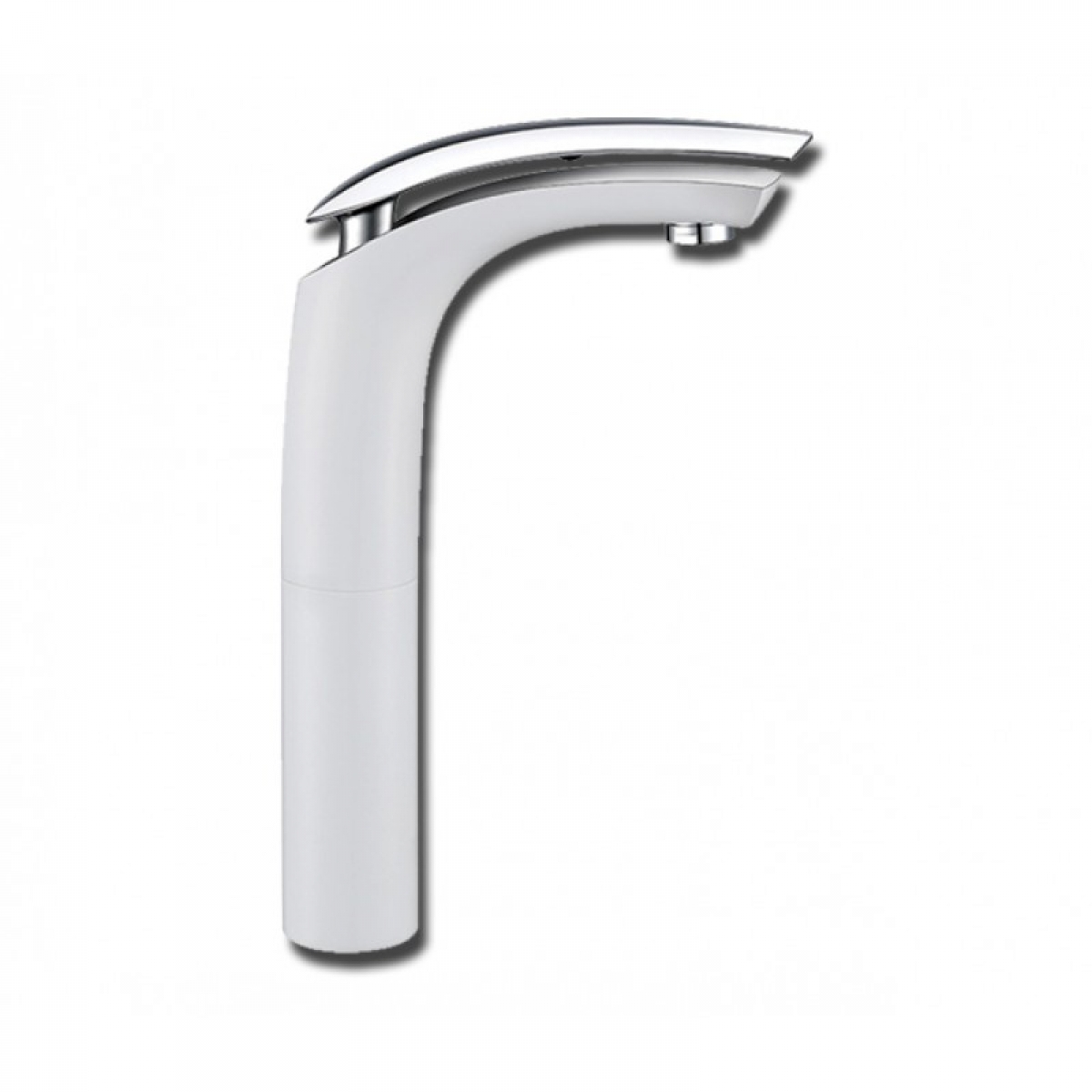 Richford RF76120-4 高身亮光白面盆龍頭