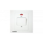 Siemens 西門子 5TA13623PC01 32A 單位雙極開關掣 帶霓虹燈指示器(白)