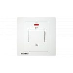 Siemens 西門子 5TA13633PC01 45A 單位雙極開關 (帶霓虹燈指示器) (白色)