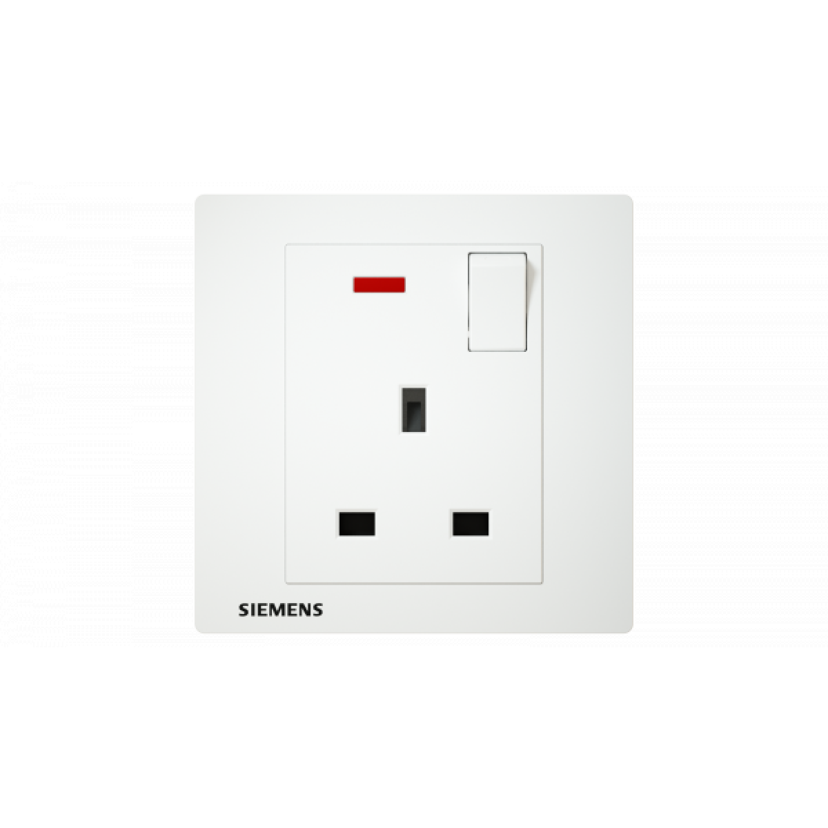 Siemens 西門子 5UB13133PC01 13A 單位開關插座 (帶霓虹燈指示器) (白色)