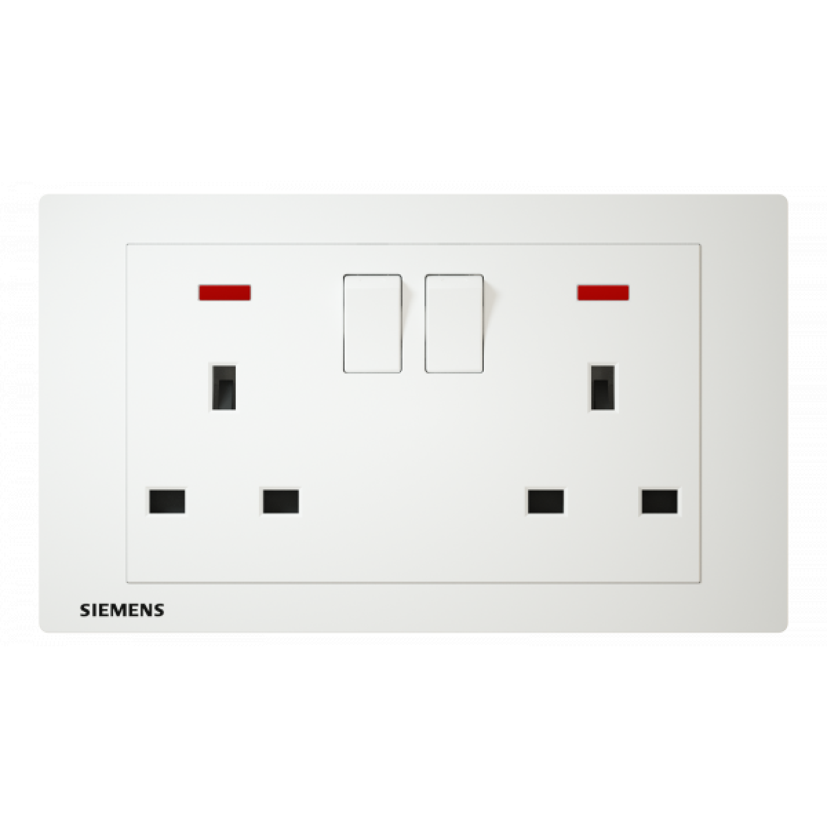 Siemens 西門子 5UB13233PC01 13A 雙位開關插座 (帶霓虹燈指示器) (白色)