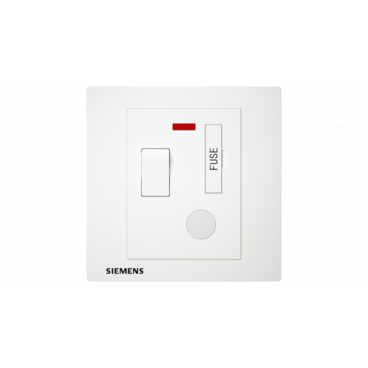 Siemens 西門子 5UB13523PC01 13A雙極開關保險菲士接線蘇 (帶霓虹燈指示器) (白色)