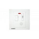 Siemens 西門子 5UB13523PC01 13A 雙極開關保險菲士接線蘇(帶霓虹燈指示器)(白)