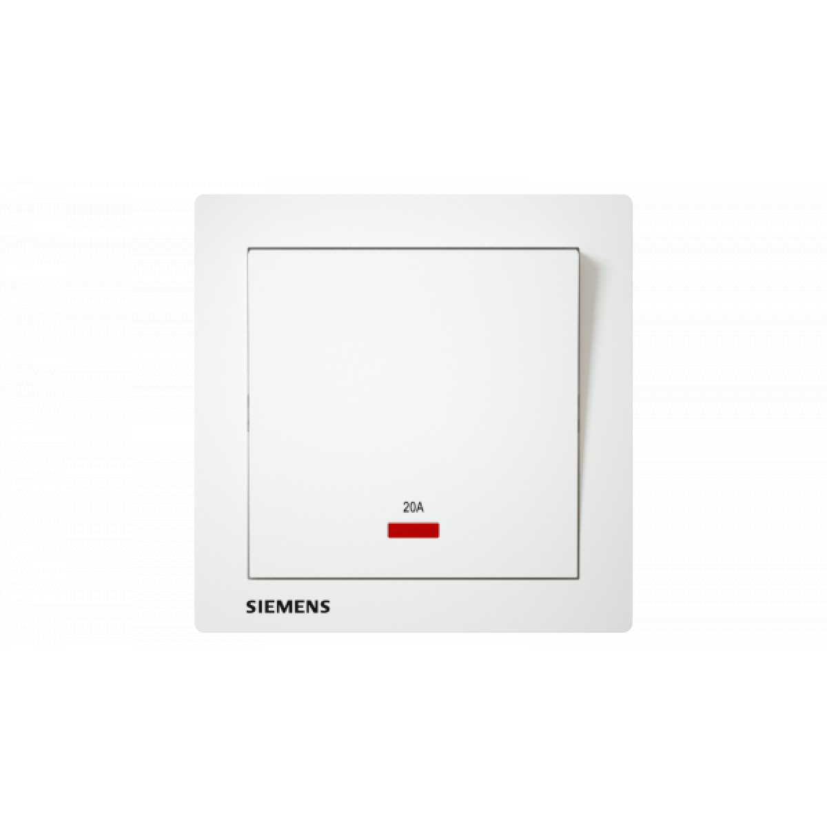 Siemens 西門子 5TA13613PC01 20A 單位雙極開關掣 (帶霓虹燈指示器) (白色)