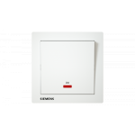 Siemens 西門子 5TA13613PC01 20A 單位雙極開關 (帶霓虹燈指示器) (白色)