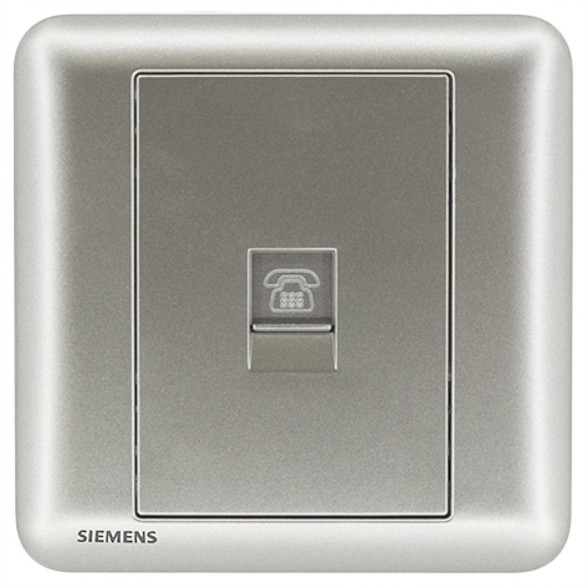 Siemens 西門子 5UH01613PC02 單位電話插座 RJ11 (銀) - 高強度插套，安全耐用