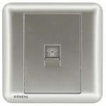 Siemens 西門子 5UH01613PC02 單位電話插座 RJ11(銀)
