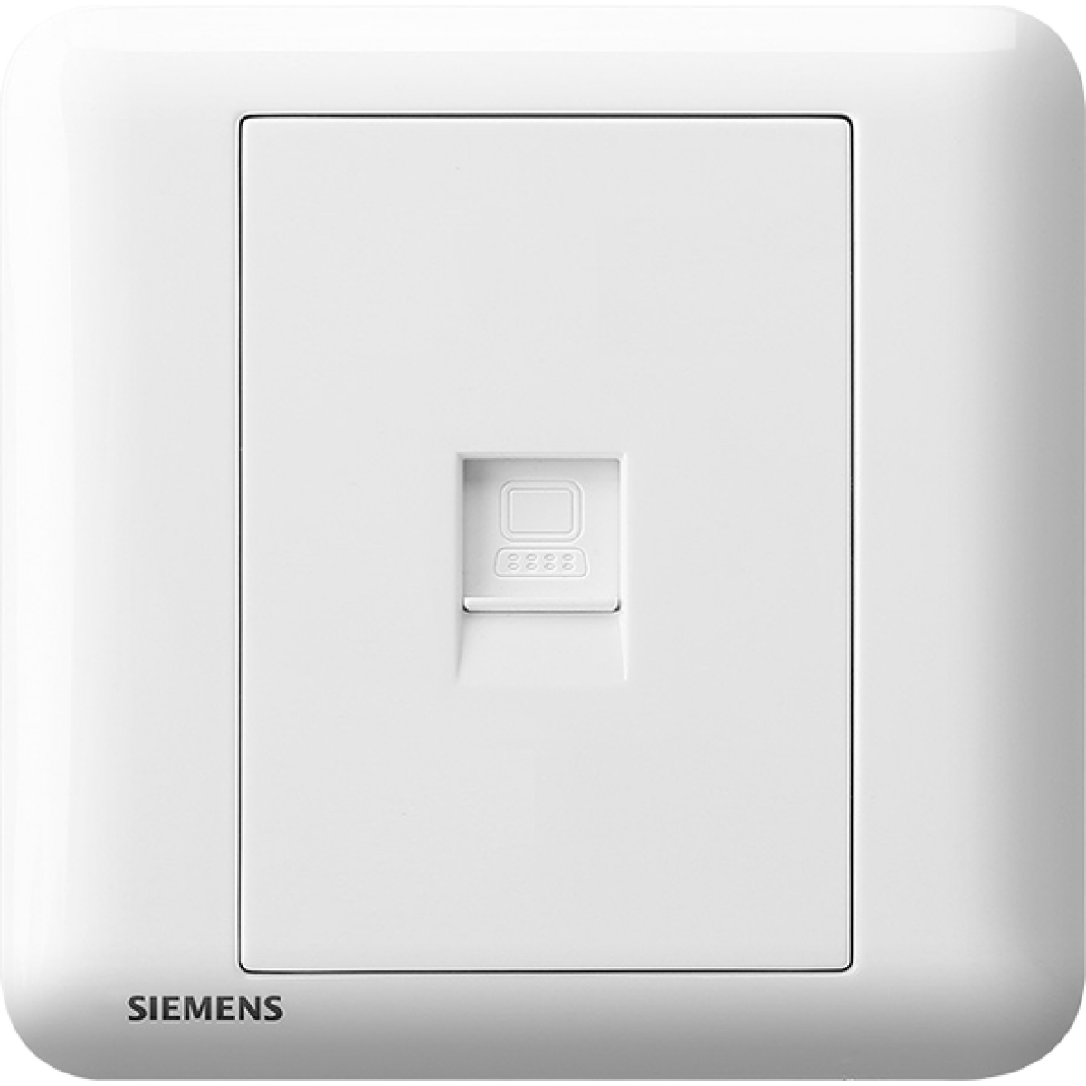 Siemens 西門子 5UH01623PC01 單位電腦插座 RJ45 (白色) - 高強度插套，安全耐用
