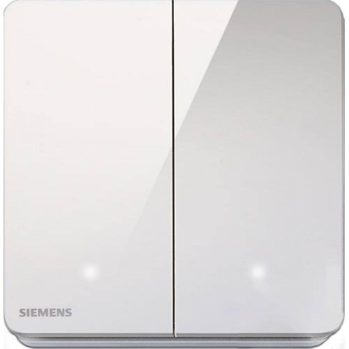 Siemens 西門子 5TA81263PC01 16AX 雙位單控開關掣 (帶LED燈) (白色)