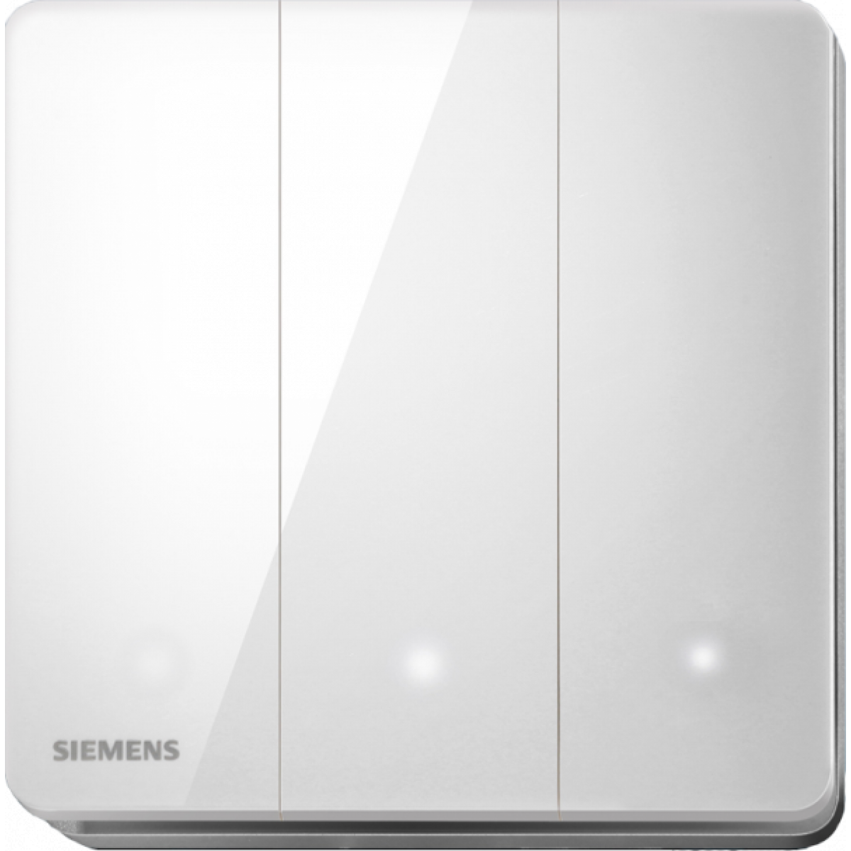 Siemens 西門子 5TA81363PC01 16AX 三位單控開關掣 (帶LED燈) (白色)