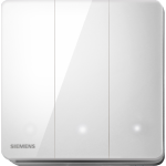 Siemens 西門子 5TA81373PC01 16AX 三位雙控開關掣 (led燈)