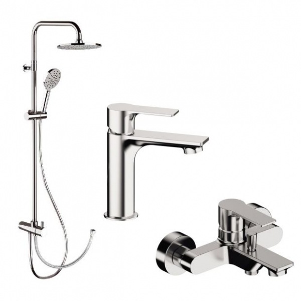 Remer Energy EY11+EY05+330A8MPEC20NRA 龍頭套裝 (鍍鉻色)