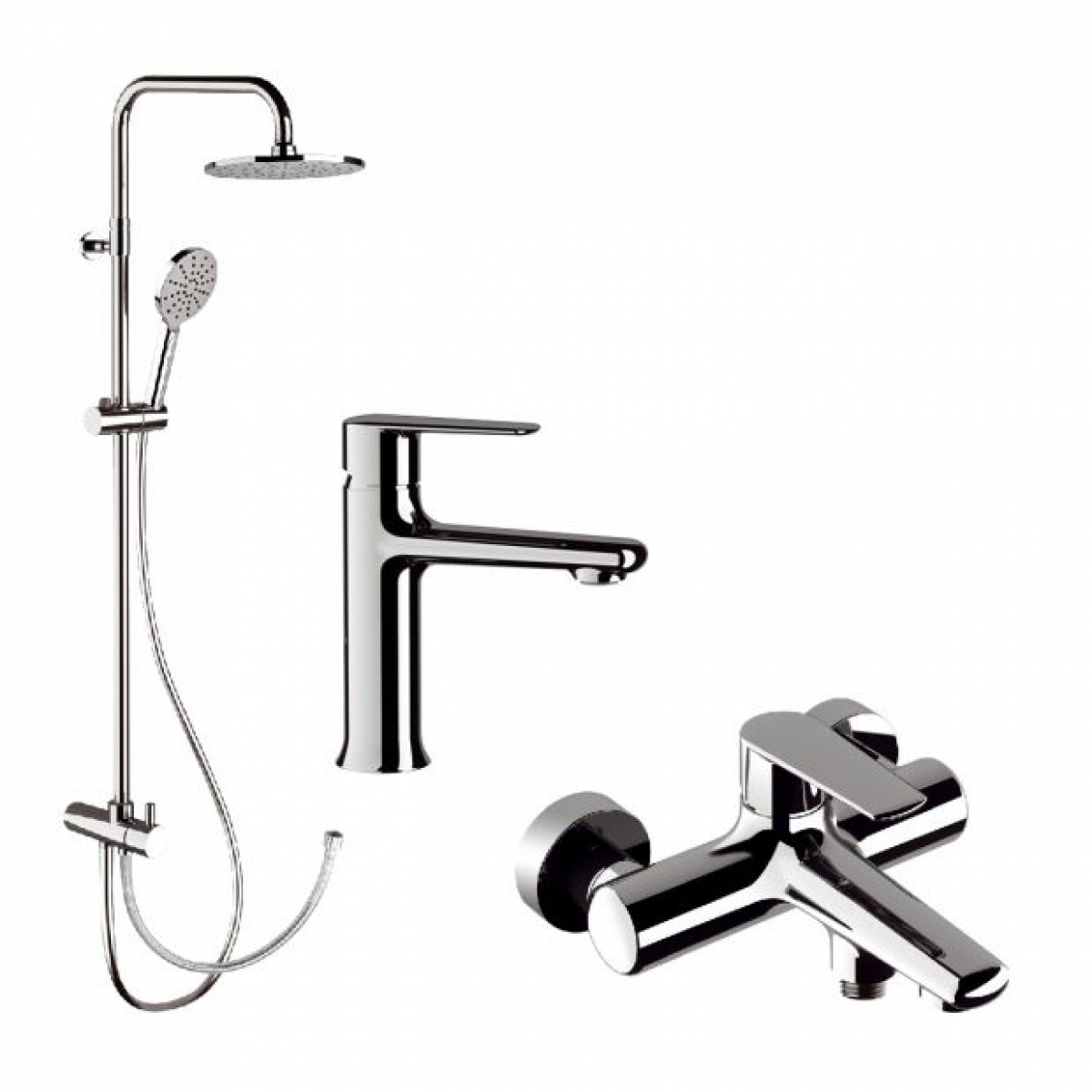 Remer Vanity V11+V05+330A8MPEC20NRA 龍頭套裝 (鍍鉻色)