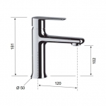 Remer Vanity V11+V05+330A8MPEC20NRA 龍頭套裝 (鍍鉻色)